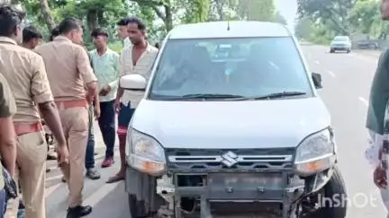 मोहम्मदी: रेहरिया पेट्रोल पंप के समीप कार और बाइक में हुई टक्कर, एक महिला हुई घायल
