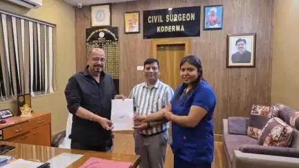 कोडरमा: सिविल सर्जन सभागार में डॉ. रंजीत कुमार ने सदर अस्पताल के उपाधीक्षक का पदभार ग्रहण किया