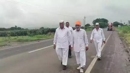 कळवण: कारसुळ येथील पायी दिंडी सोहळा सप्तशृंगी गडावर दाखल; बुधवारी घेणार दर्शन
