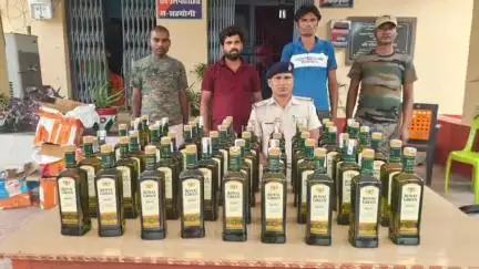 सोनबरसा: सोनवर्षा पुलिस ने 45 लीटर अंग्रेजी शराब के साथ दो तस्करों को गिरफ्तार किया