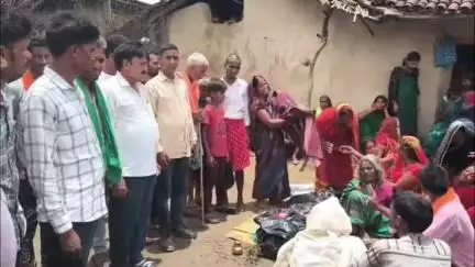 सगमा: शव पहुंचते ही घर में मचा कोहराम