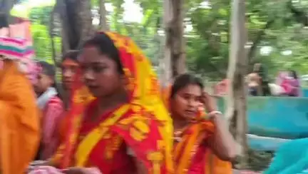 निरसा/चिरकुंडा: निरसा के श्यामपुर में हर साल की तरह इस साल भी ग्राम थान पूजा का आयोजन किया गया, विधायक भी पहुंचे