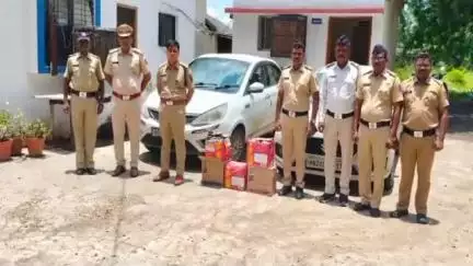 नागपूर ग्रामीण: नागपूर ते चंद्रपूर रोडवर रामदेव बाबा धाबा बेला पोलिसांचा छापा, दारू तस्करी करणाऱ्या तेलंगणा येथील आरोपींना अटक