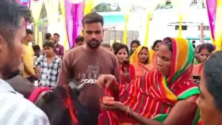 पचरुखी: जसौली रामनगर में हवन और पूर्णाहुति के साथ श्री रुद्र महायज्ञ संपन्न