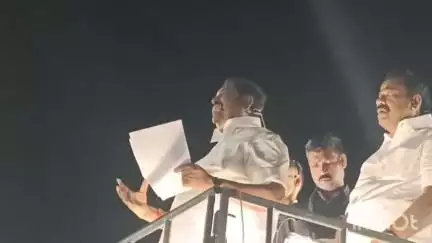 அரியலூர்: அதிமுக ஆட்சியில் கொண்டு வந்த திட்டங்களை ஸ்டிக்கர் ஒட்டி, ரிப்பன் கட் பண்ணியதுதான் திமுக ஆட்சி- அரியலூரில் எடப்பாடி பழனிச்சாமி பேச்சு