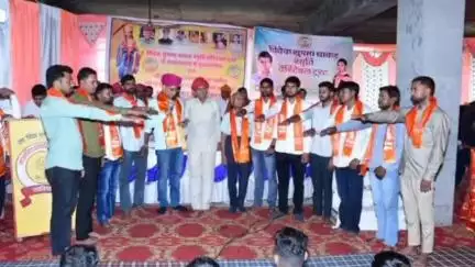 माण्डलगढ़: रलायता पंचायत के बाबा बैद्यनाथ महादेव परिसर में धाकड़ महासभा के नव मनोनीत सदस्यों का हुआ सम्मान