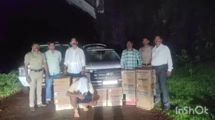 राजापूर: राजापूर बस स्थानकासमोर गोवा बनावटीची लाखो रुपयांची दारू जप्त, एक अटकेत
