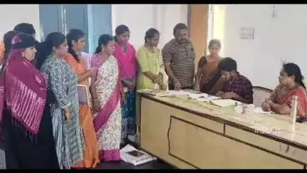 ఉదయగిరి: ఉదయగిరి శ్రీ శక్తీ భవనంలో పొదుపు సంఘాల లావాదేవీలపై ఆడిట్