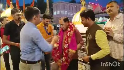 उज्जैन शहर: विश्व प्रसिद्ध बाबा महाकाल मंदिर में चार विधानसभा अध्यक्षों ने किए दर्शन