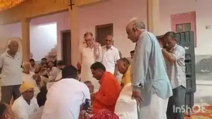 पोकरण: रामनाथ जी के आश्रम में विधायक महंत प्रताप पुरी ने आमजन की समस्याएं सुनीं, मौके पर किया त्वरित निस्तारण