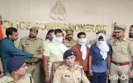 आगरा: डबल मर्डर के आरोपी 1 बाल अपचारी सहित चार को पुरामना बम्बे के पास से पकड़ा गया, भाई ने रची थी हत्या की साजिश