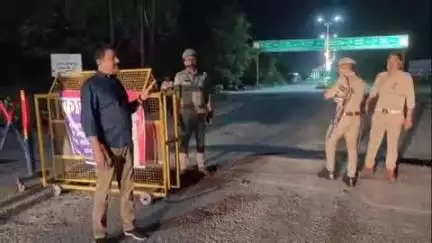 सिराथू: कोखराज के सकाढा तिराहे पर कांवड़ियों के रूट डायवर्जन का पुलिस अधीक्षक ने किया मुआयना