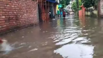 ইংরেজবাজার: মাত্র দুদিনের বৃষ্টিতে ইংলিশ বাজার পৌরসভার কুড়ি নম্বর ওয়ার্ডের সুভাষপল্লী সহ বেশ কিছু ওয়ার্ডে জমল জল