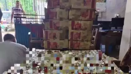 दरभंगा: दरभंगा पुलिस ने अवैध शराब कारोबार के खिलाफ की कार्रवाई