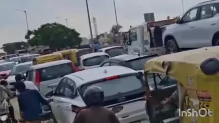 पलवल: NH-19 कुसलीपुर के पास जाम बना स्थाई सिरदर्द, लोग परेशान#jansamshya