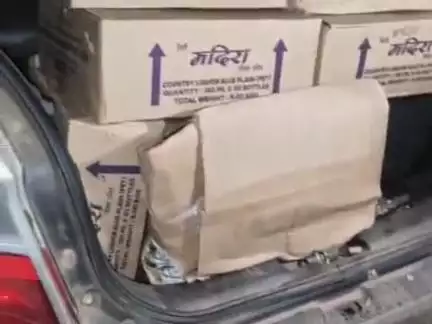 सिहोरा: ग्राम देवरी रमखिरिया मार्ग पर आबकारी विभाग की कार्रवाई, 65 लीटर कच्ची व 20 पेटी देसी मदिरा बरामद