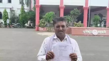 बड़वानी: मंडवाड़ा निवासी ने खेत विवाद में सुनवाई न होने पर कलेक्टर को दिया आवेदन