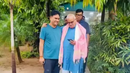 चित्तौड़गढ़: जयपुर आवास पर चित्तौड़गढ़ विधायक चंद्रभान सिंह आक्या ने शिक्षा मंत्री से की मुलाकात
