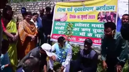 बागेश्वर: जिलाधिकारी आशीष भटगांई ने नीलेश्वर परिसर में वृक्षारोपण कर 'जन्मदिन वाटिका' का शुभारंभ किया, पौधा लगाने की अपील