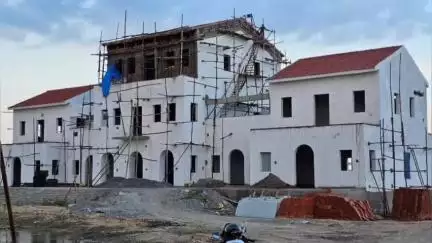 விருதுநகர்: மாவட்ட விளையாட்டு மைதானம் அருகில் ரூபாய் 6.8 கோடி மதிப்பில் கட்டப்பட்டு வரும் புதிய அருங்காட்சியகம் பணிகளை ஆட்சியர் பார்வையிட்டு ஆய்வு