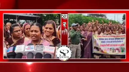 स्व सहायता समूह की महिलाओं ने  किया विरोध प्रदर्शन निकाली रैली।मुख्यमंत्री को चेतावनी। योजना वापस नहीं हुई तो बड़ा आंदोलन