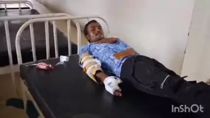 बटियागढ़: केंथोरा में पत्थर से भरे ट्रैक्टर ने बाइक चालक को मारी टक्कर, बटियागढ अस्पताल भेजा गया
