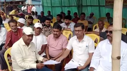 जयनगर: जयनगर विकास समिति द्वारा एक दिवसीय धरना कार्यक्रम का आयोजन