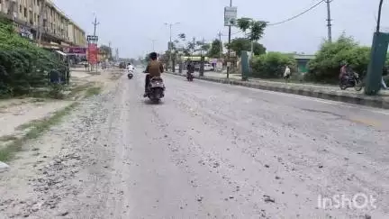 વિસનગર: કડા ચોકડી પાસે ધૂળની ડમરીઓ બની માથાનો દુખાવો