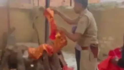 लुणी: जोधपुर लूनी थाना क्षेत्र में पुलिस ने अनूठी मानवीयता दिखाते हुए परिजन न होने पर शव का दाह संस्कार किया