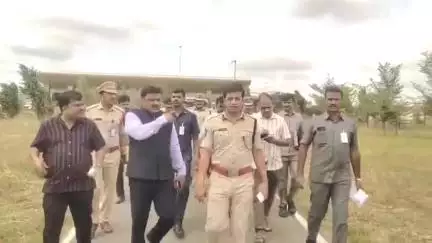 కర్నూలు: ముఖ్యమంత్రి పర్యటనకు పకడ్బందీగా ఏర్పాట్లు :  కర్నూలు జిల్లా కలెక్టర్ రంజిత్ బాషా,జిల్లా ఎస్పీ విక్రాంత్ పాటిల్