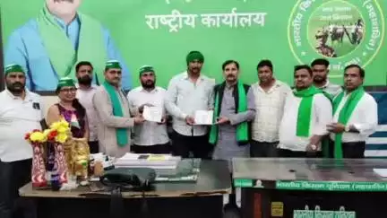 बुलंदशहर: भारतीय किसान यूनियन महाशक्ति के राष्ट्रीय कार्यालय पर संगठन के विस्तार के लिए बैठक का आयोजन किया गया