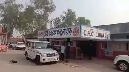 लोहारू: कार की टक्कर से मोटरसाइकिल सवार घायल, अज्ञात वाहन चालक पर मामला दर्ज