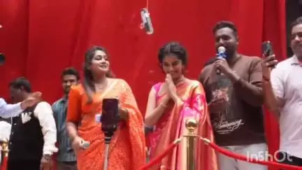 కరీంనగర్: కరీంనగర్ కు రావడం సంతోషంగా ఉంది కరీంనగర్ అభిమానులు అంటే నాకు ఎంతో ఇష్టం : సినీ నటి అనుపమ పరమేశ్వరన్