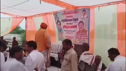 भांडेर: भिंड-दतिया सांसद ने बागपुरा में ₹25 लाख के सामुदायिक भवन का किया भूमिपूजन