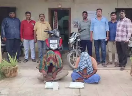 రాజంపేటలో గంజాయి పట్టివేత: ఇద్దరు అరెస్ట్