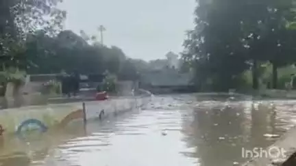सोनीपत: शहर में बारिश बनी मुसीबत, अंडरब्रिज डूबे व सड़कों पर भरा पानी; लोगों को वाहन खींचने पड़े