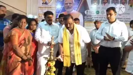 హిందూపురం పట్టణంలో సూర్యమిత్ర అవగాహన సభ నిర్వహించిన కలెక్టర్ మరియు రెవెన్యూ శాఖ మంత్రి అనగాని