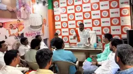 बुलढाणा: शहरातील भाजपा जिल्हा कार्यालय शिवालय येथे पदाधिकाऱ्यांची आढावा बैठक संपन्न