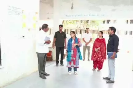 నారాయణపేట్: ధన్వాడ మోడల్ స్కూల్ ను ఆకస్మికంగా తనిఖీ చేసిన కలెక్టర్ సిక్తా పట్నాయక్