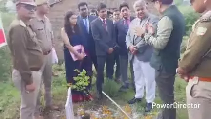 नैनीताल: मुख्य न्यायाधीश उच्च न्यायालय उत्तराखंड नैनीताल जी. नरेन्द्र व न्यायाधीशगण ने किया पौधरोपण