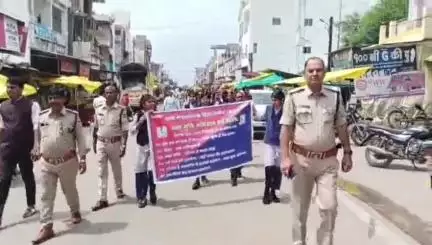 बड़नगर: भाटपचलाना में नशा मुक्ति अभियान के तहत जन जागरण रैली निकाली गई