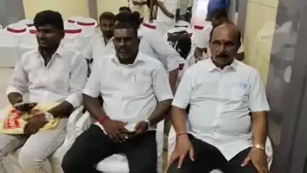 திருப்பூர் தெற்கு: திருப்பூர் வரும் தமிழக முதல்வருக்கு கருப்புக்கொடி காட்டும் போராட்டம் - பிரிட்ஜ்வே காலணியில் பாமக மாநில பொருளாளர் பேட்டி