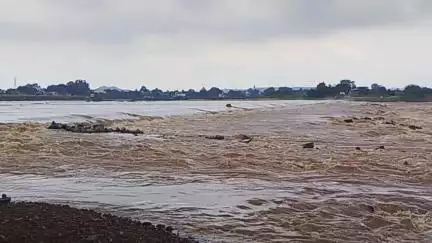 मंडला: जिले में अब तक 914.3 मिमी वर्षा दर्ज, माहिष्मति घाट के पास दिखा मां नर्मदा का विहंगम दृश्य