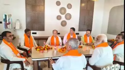 राजगढ़: राजगढ़ जिले के नरसिंहगढ़ में राजगढ़ भाजपा जिला कोर कमेटी की बैठक आयोजित