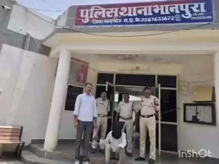 भानपुरा: भानपुरा पुलिस को मिली सफलता, केथूली हत्याकांड के आरोपी को 6 घंटे में किया गिरफ्तार