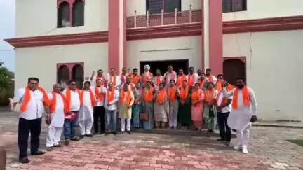भाजपा जिला कार्यालय में भाजपा की नवनियुक्त जिला कार्यकारिणी की बैठक का आयोजन हुआ