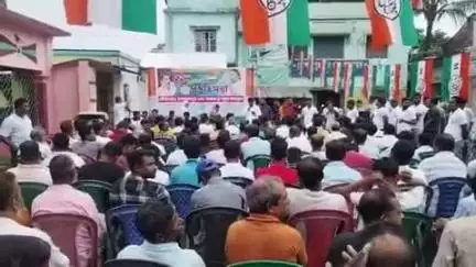 হাড়োয়া: একুশে জুলাই শহীদ সমাবেশ উপলক্ষে গোপালপুর বটতলা বাজারে তৃণমূলের প্রস্তুতি সভা