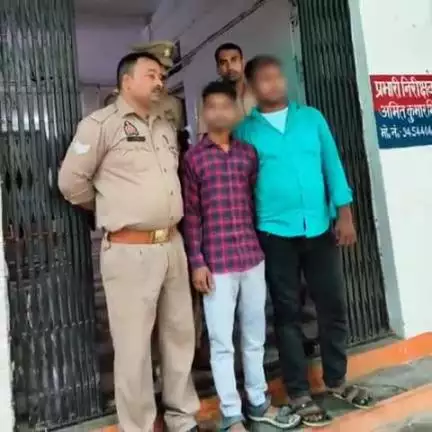 चुनार: अदलहाट क्षेत्र से पुलिस ने दो शातिर अपराधियों को किया गिरफ्तार
