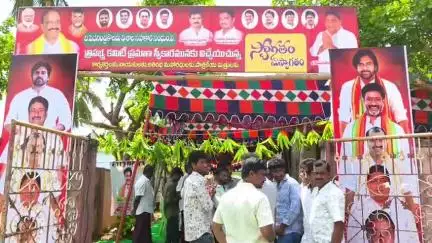 పెదనింద్రకొలను సొసైటీ నూతన త్రిమ్యాన్ కమిటీ ప్రమాణస్వీకారోత్సవంలో పాల్గొన్న ఎమ్మెల్యే పత్సమట్ల ధర్మరాజు