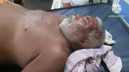 టీవీఎస్ ఎక్సెల్ ను ద్విచక్ర వాహనం వెనుక నుండి ఢీకొట్టగాMN పలు గ్రామానికి చెందిన వృద్ధ దంపతులకు తీవ్ర గాయాలు